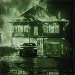 Cover art for King tonka by Yeat: a green-toned house at night with a car outside.